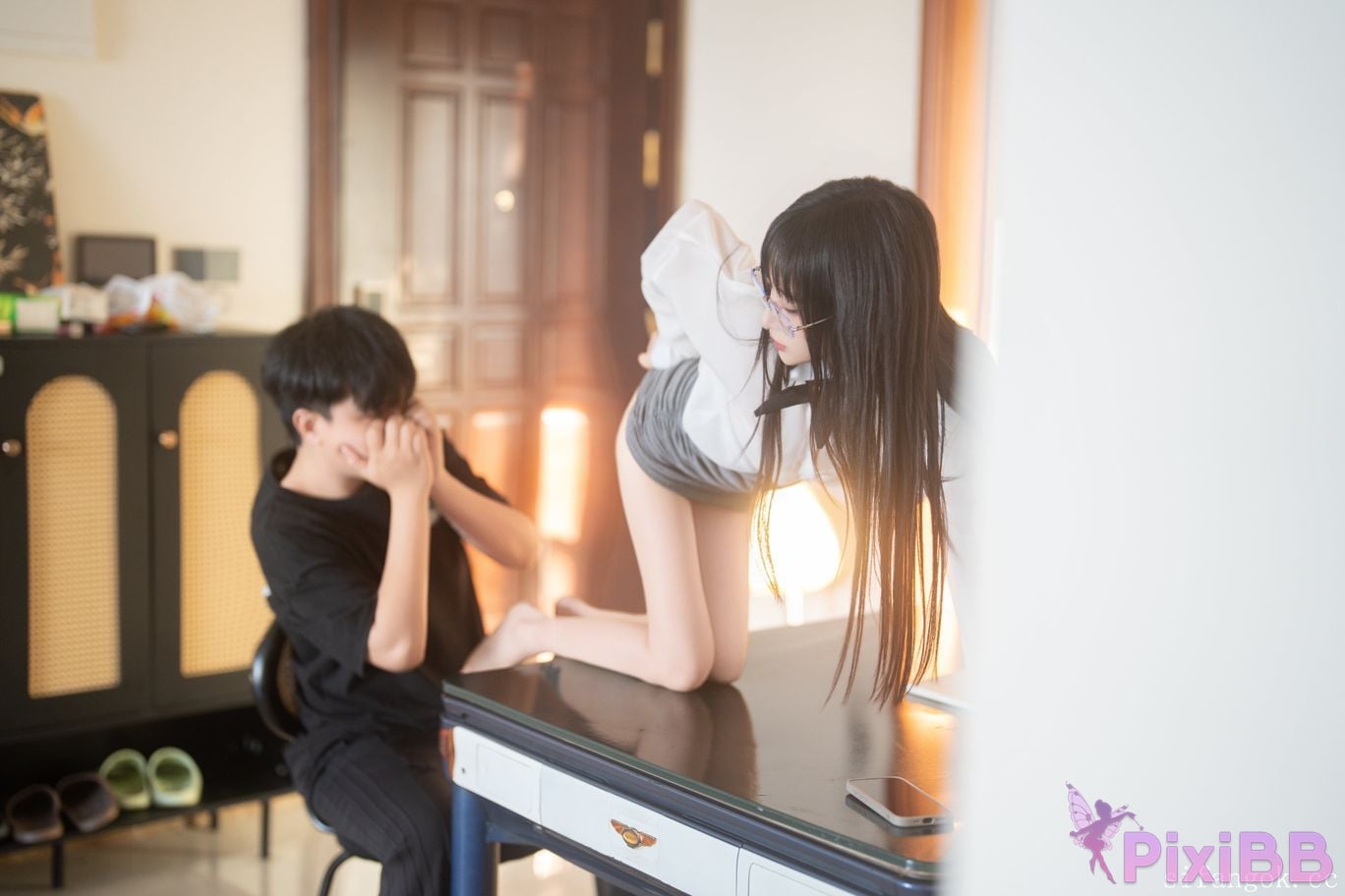 XR Uncensored Kiko Mogi Lulu R18 Xiwei agency model Tutor and stepmother PixiBB.COM 038