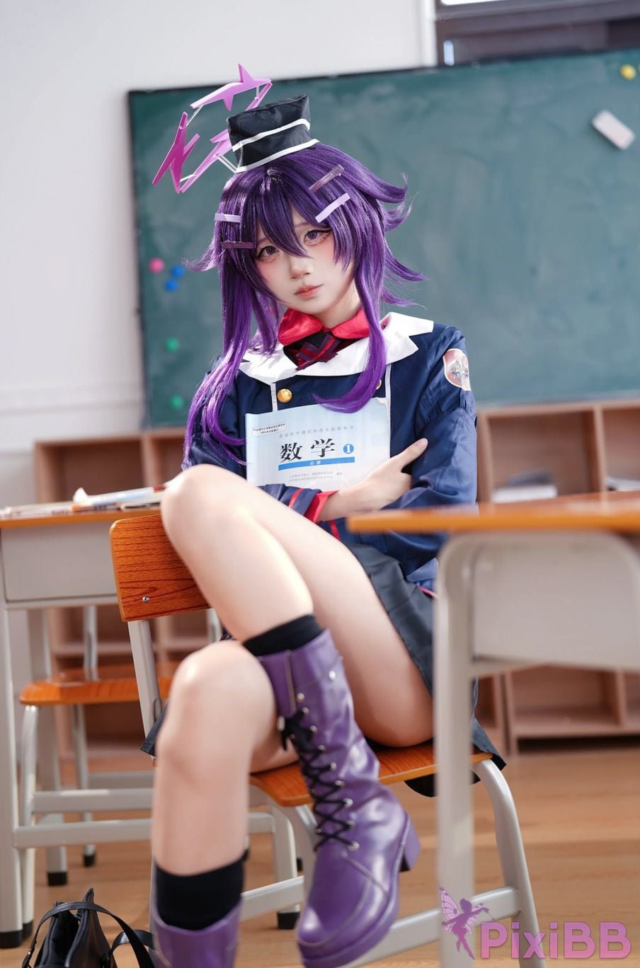 Cosplayer Five more ghosts Blue Archive Iso Haruka PixiBB.COM 003