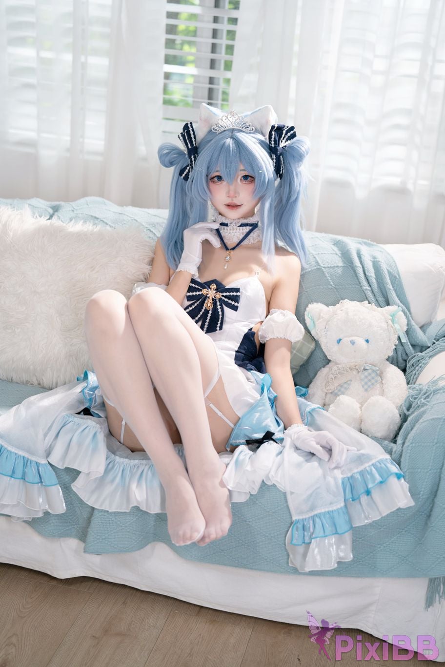 Cosplayer Five more ghosts azur lane Liangbo PixiBB.COM 002