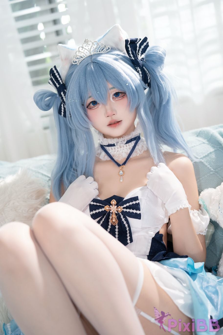 Cosplayer Five more ghosts azur lane Liangbo PixiBB.COM 003