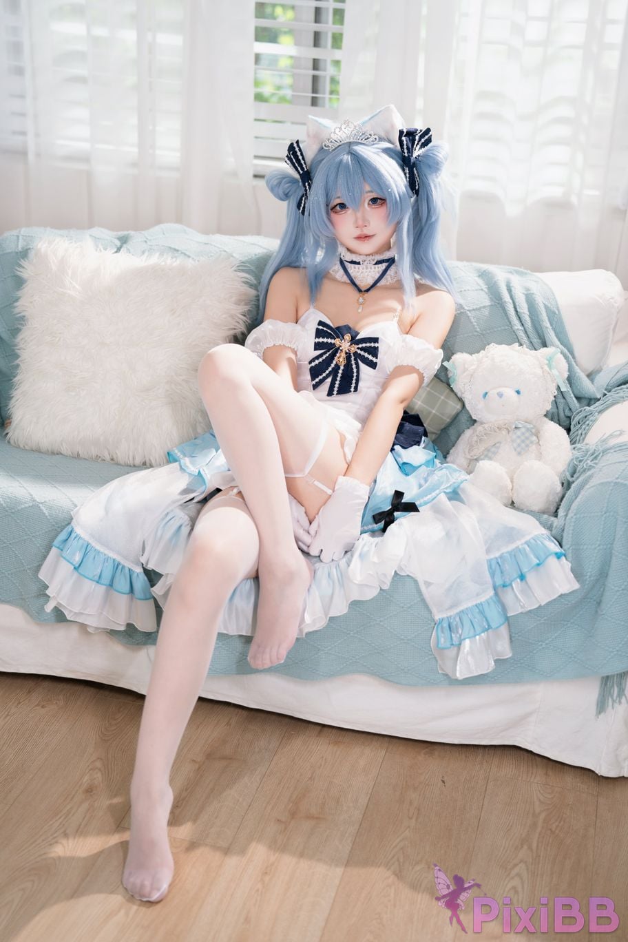 Cosplayer Five more ghosts azur lane Liangbo PixiBB.COM 004