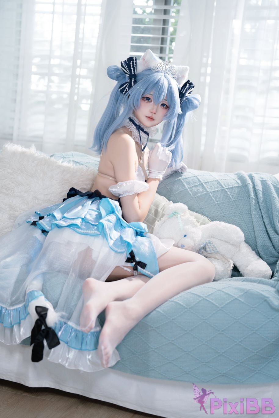 Cosplayer Five more ghosts azur lane Liangbo PixiBB.COM 005