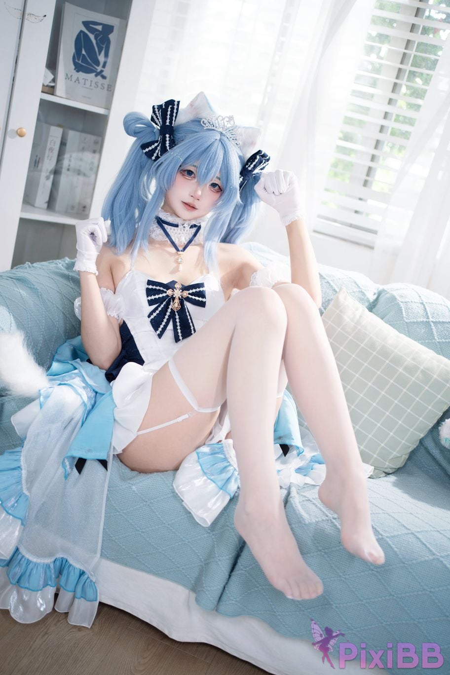 Cosplayer Five more ghosts azur lane Liangbo PixiBB.COM 009