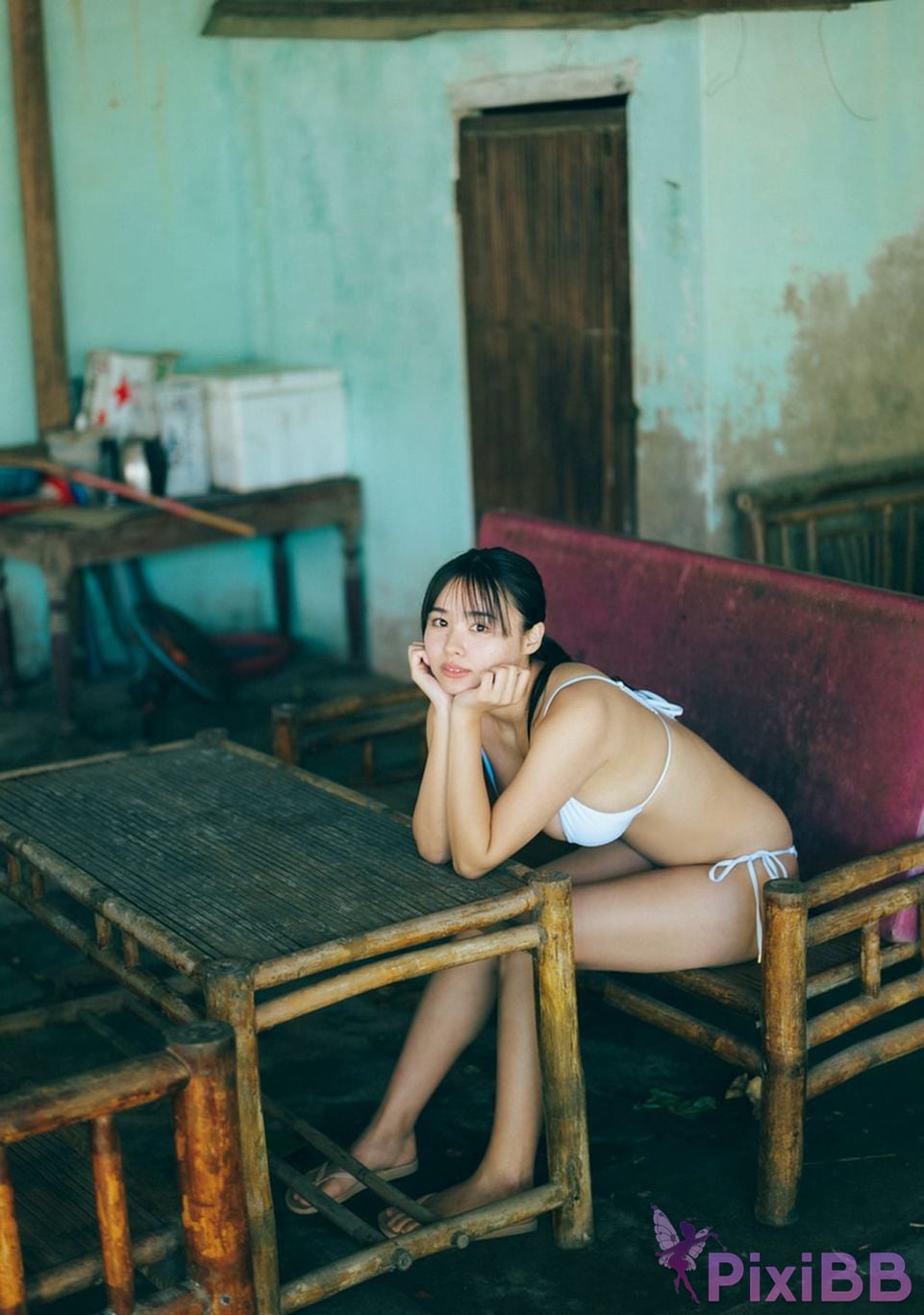 Japanese Idol Cocoro Toyoshima Teshima Shinzakura 1st photo collection Only heart cherry blossoms PixiBB.COM 038