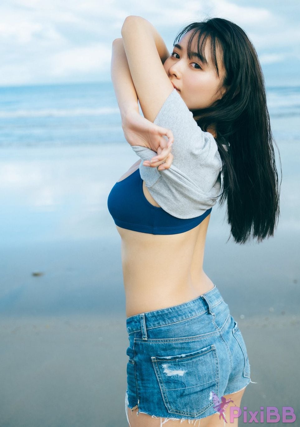 Japanese Idol Cocoro Toyoshima Teshima Shinzakura 1st photo collection Only heart cherry blossoms PixiBB.COM 078