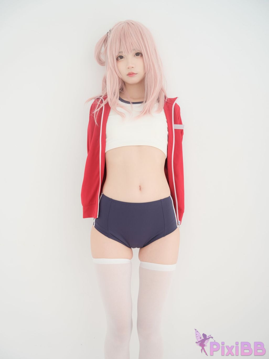 Cosplay Five Updates Hundred Ghosts Captain Gymnastics Clothes Cat Ears PixiBB.COM 014