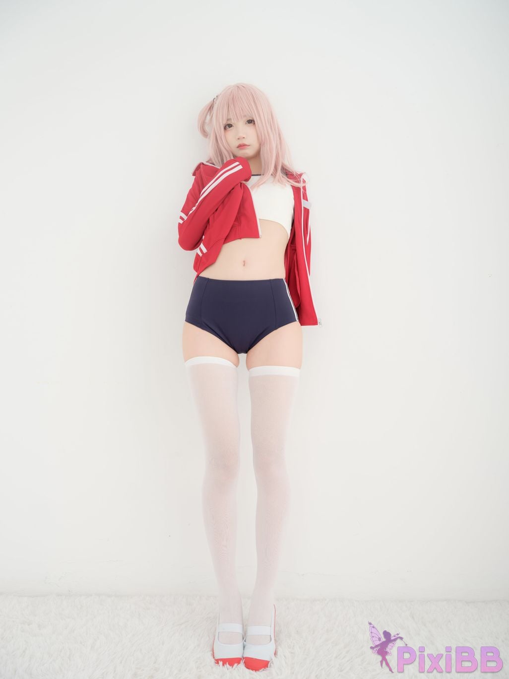 Cosplay Five Updates Hundred Ghosts Captain Gymnastics Clothes Cat Ears PixiBB.COM 015