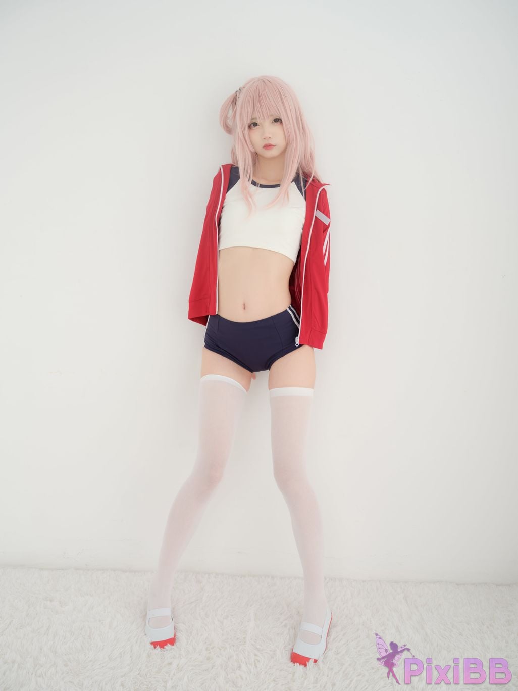 Cosplay Five Updates Hundred Ghosts Captain Gymnastics Clothes Cat Ears PixiBB.COM 016