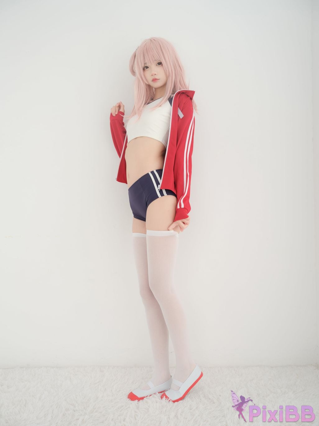 Cosplay Five Updates Hundred Ghosts Captain Gymnastics Clothes Cat Ears PixiBB.COM 018