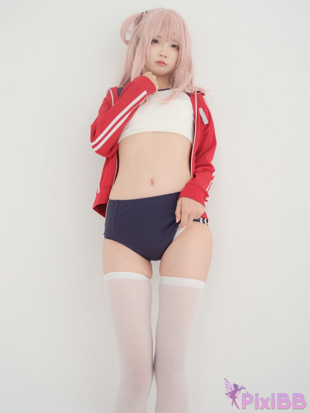 Cosplay Five Updates Hundred Ghosts Captain Gymnastics Clothes Cat Ears PixiBB.COM 024