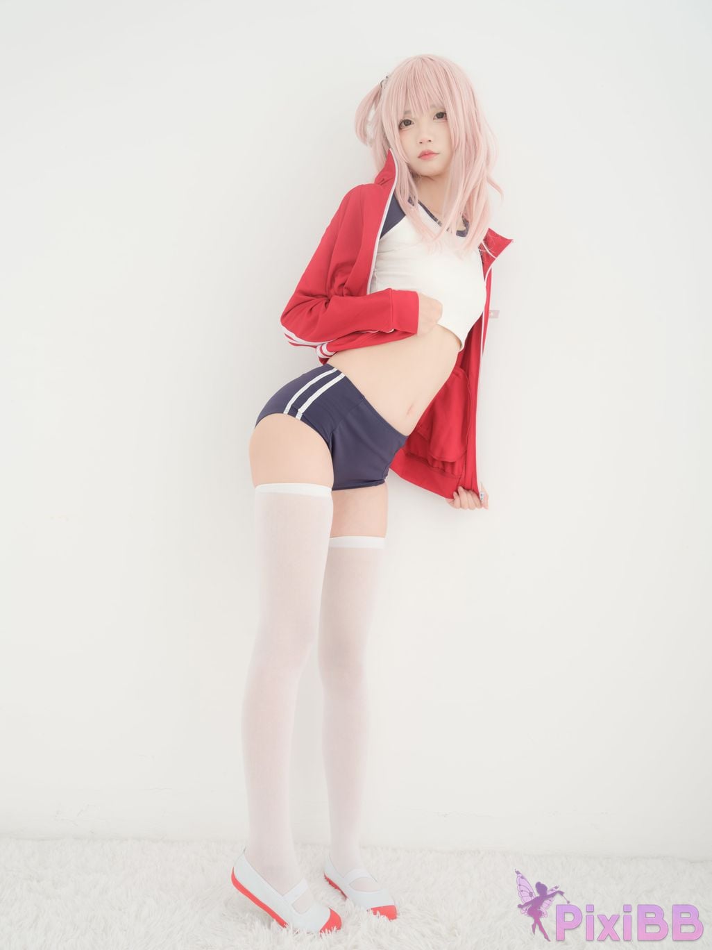 Cosplay Five Updates Hundred Ghosts Captain Gymnastics Clothes Cat Ears PixiBB.COM 025