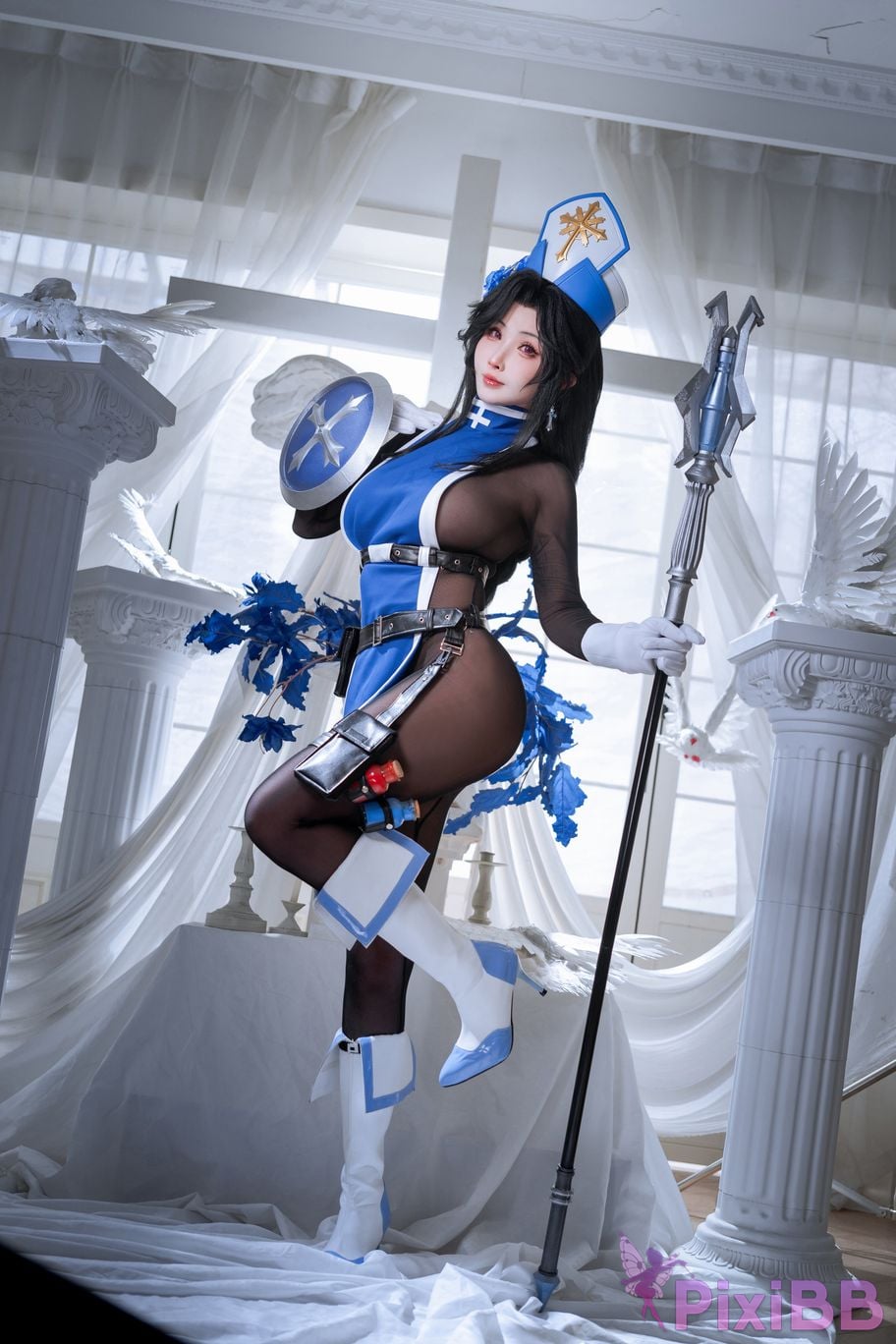 Cosplay rioko Liangliangzi G o d e s f V i c t r y N k Maiden Ice rose PixiBB.COM 001