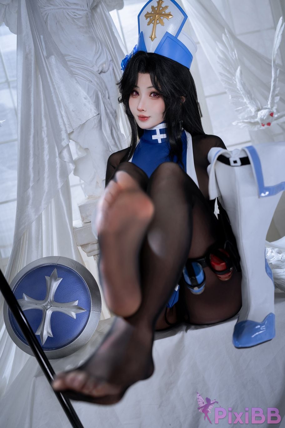 Cosplay rioko Liangliangzi G o d e s f V i c t r y N k Maiden Ice rose PixiBB.COM 006
