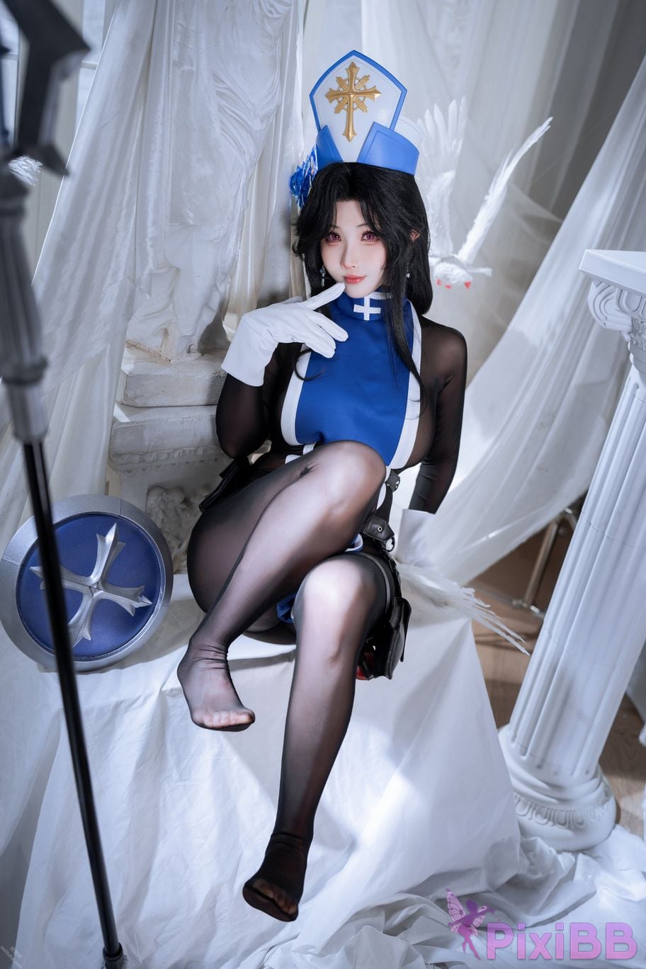 Cosplay rioko Liangliangzi G o d e s f V i c t r y N k Maiden Ice rose PixiBB.COM 007