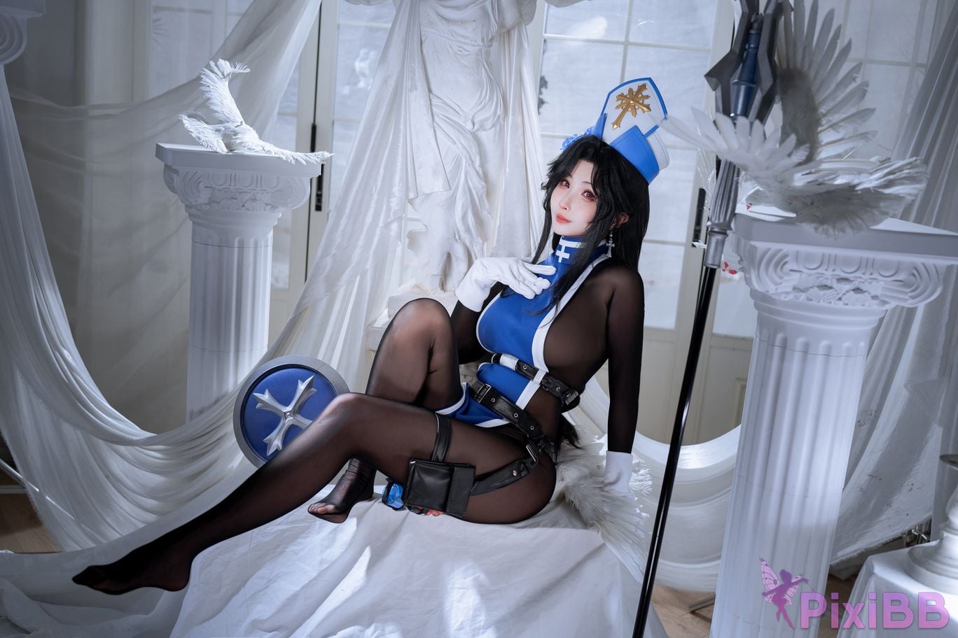 Cosplay rioko Liangliangzi G o d e s f V i c t r y N k Maiden Ice rose PixiBB.COM 008