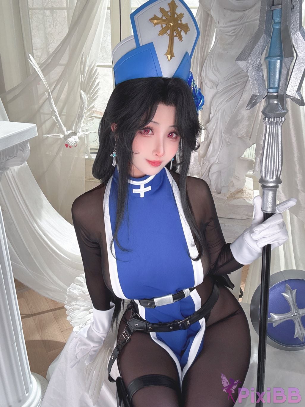 Cosplay rioko Liangliangzi G o d e s f V i c t r y N k Maiden Ice rose PixiBB.COM 027