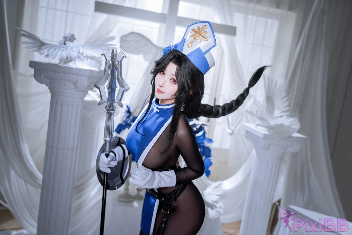 Cosplay rioko Liangliangzi G o d e s f V i c t r y N k Maiden Ice rose PixiBB.COM 034