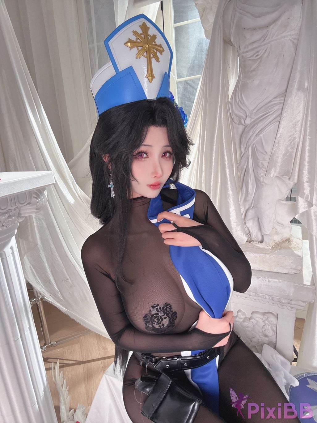 Cosplay rioko Liangliangzi G o d e s f V i c t r y N k Maiden Ice rose PixiBB.COM 036