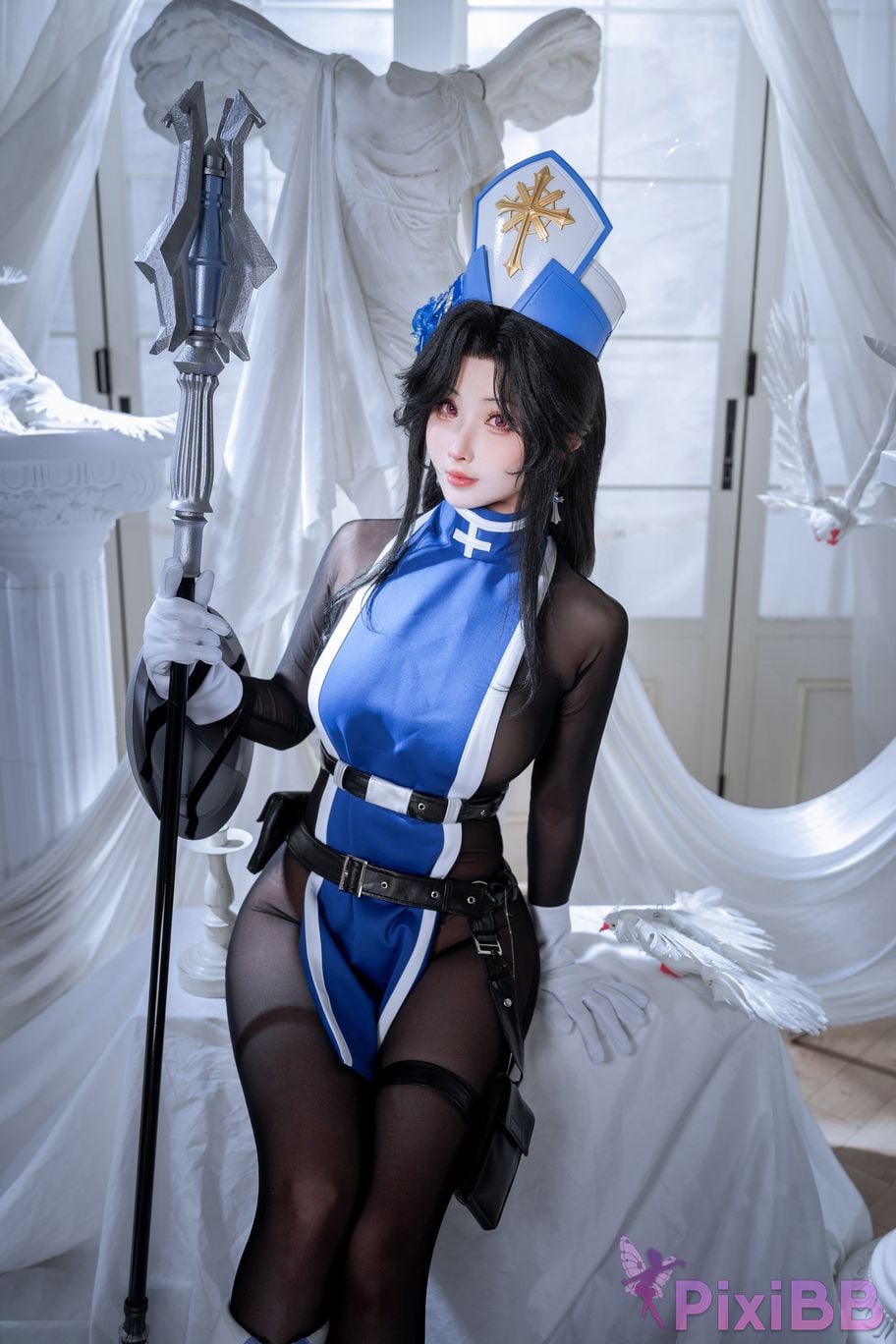 Cosplay rioko Liangliangzi G o d e s f V i c t r y N k Maiden Ice rose PixiBB.COM 041