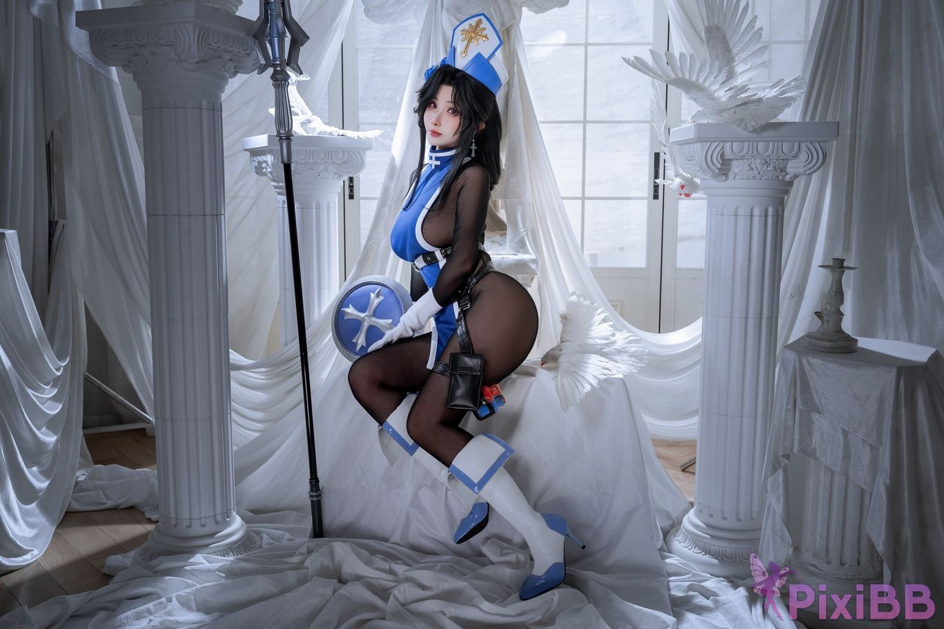 Cosplay rioko Liangliangzi G o d e s f V i c t r y N k Maiden Ice rose PixiBB.COM 043