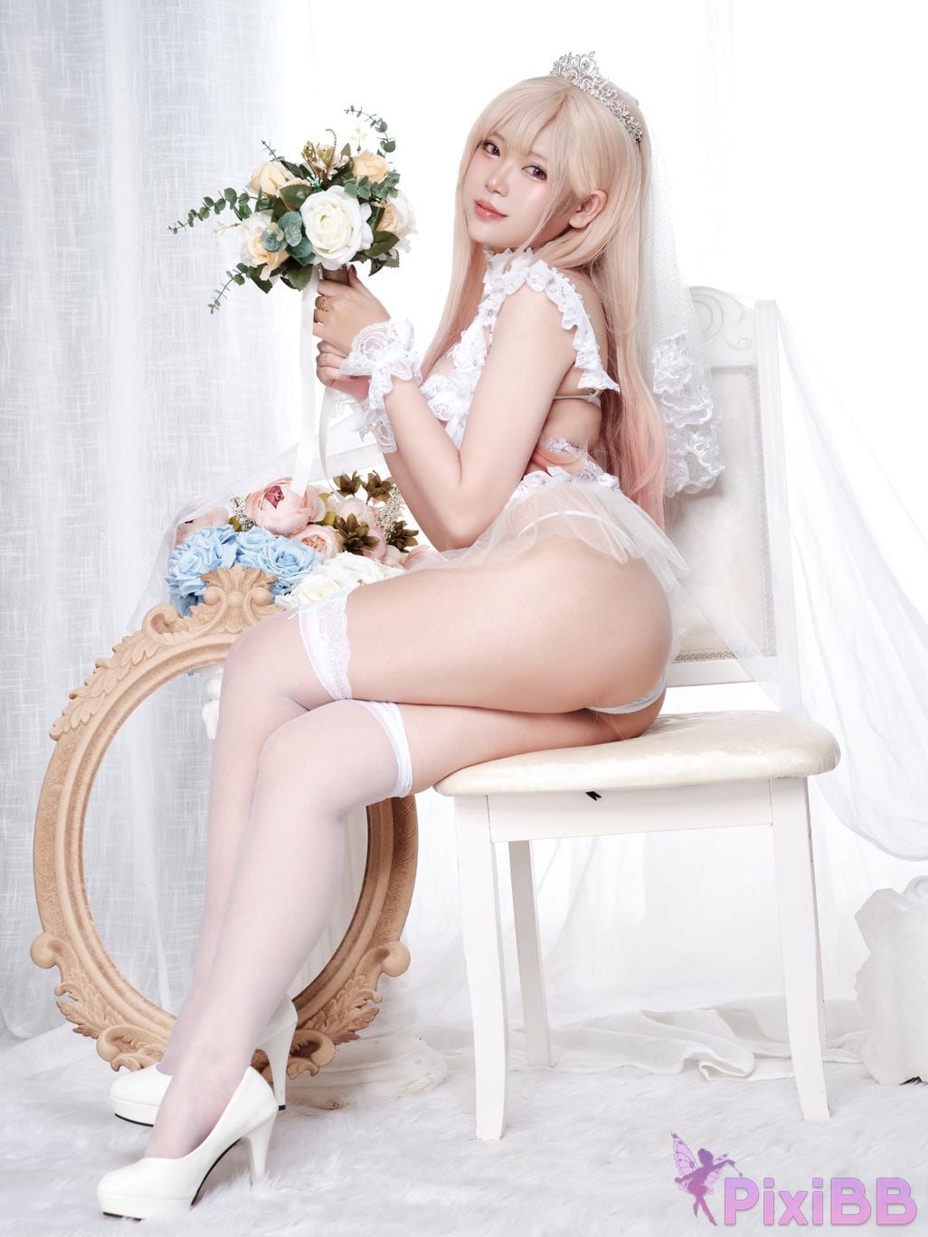 Coser ZinieQ My DressUp Darling Marin Kitagawa Wedding PixiBB.COM 011