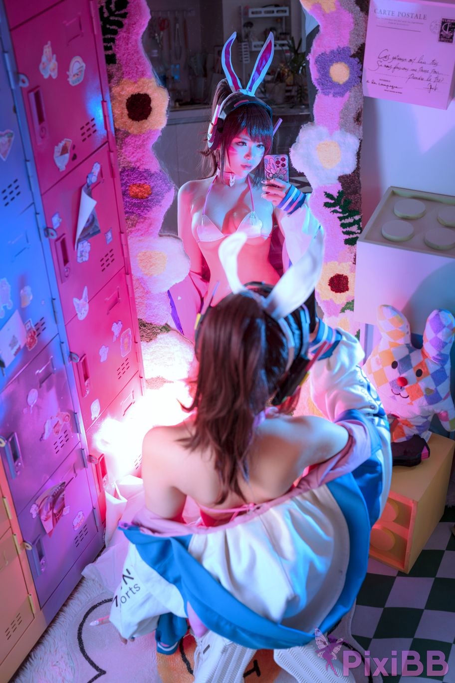 Coser ZinieQ D.Va Sakimichan Art PixiBB.COM 015