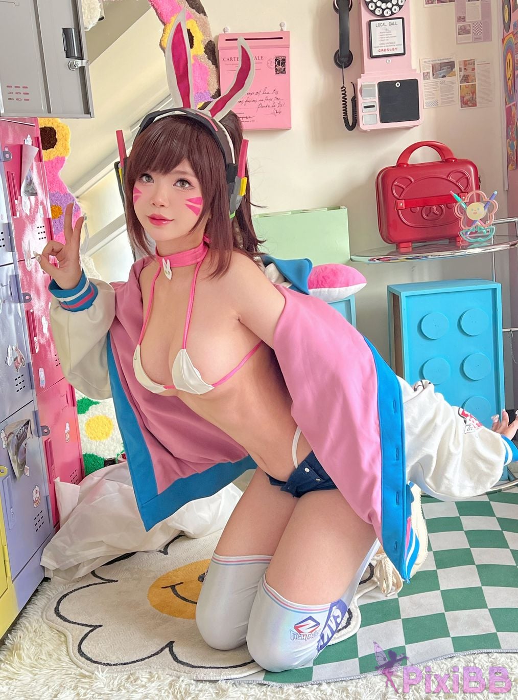 Coser ZinieQ D.Va Sakimichan Art PixiBB.COM 037