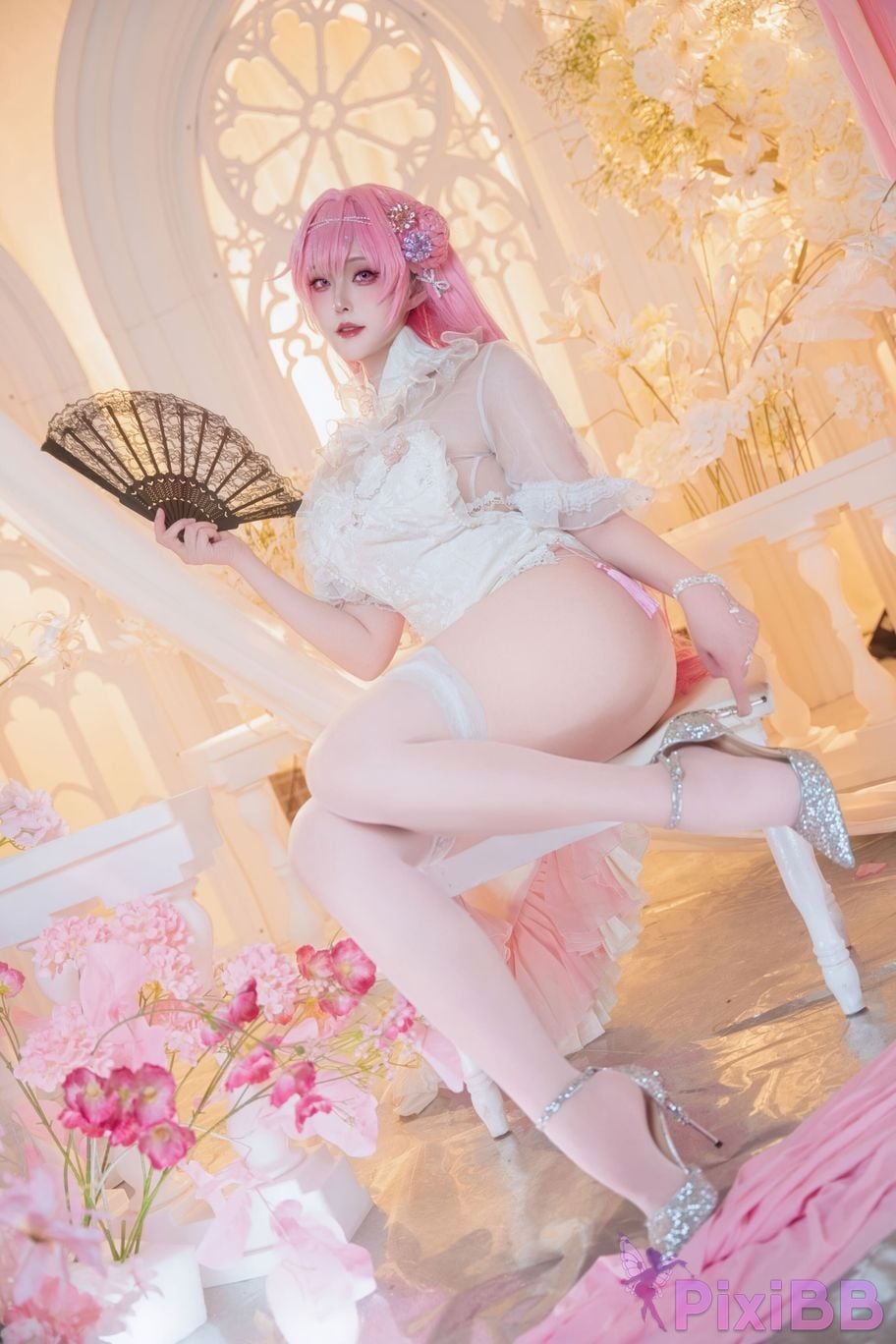 Cosplayer Natsuko Xia Xiazi NIKKE Dorothy cheongsam PixiBB.COM 015