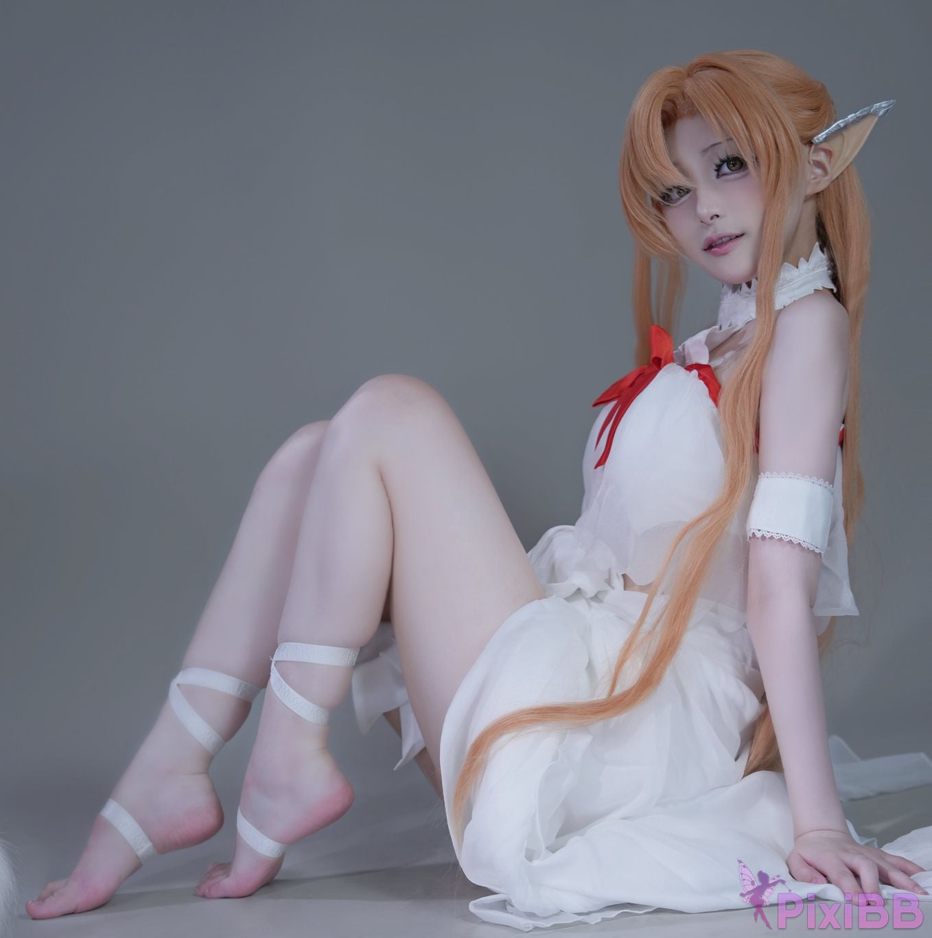Cosplayer you ai Youmeko Sword Art Online Asuna Elf prison uniform PixiBB.COM 003