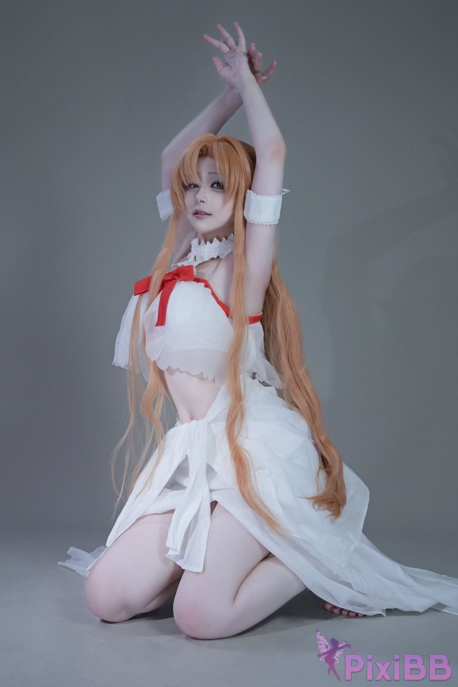 Cosplayer you ai Youmeko Sword Art Online Asuna Elf prison uniform PixiBB.COM 004