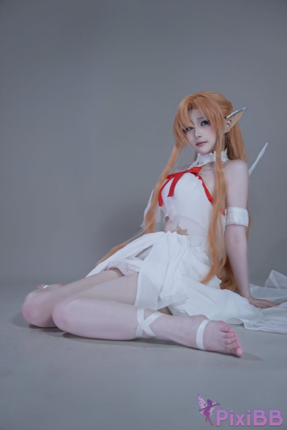 Cosplayer you ai Youmeko Sword Art Online Asuna Elf prison uniform PixiBB.COM 007