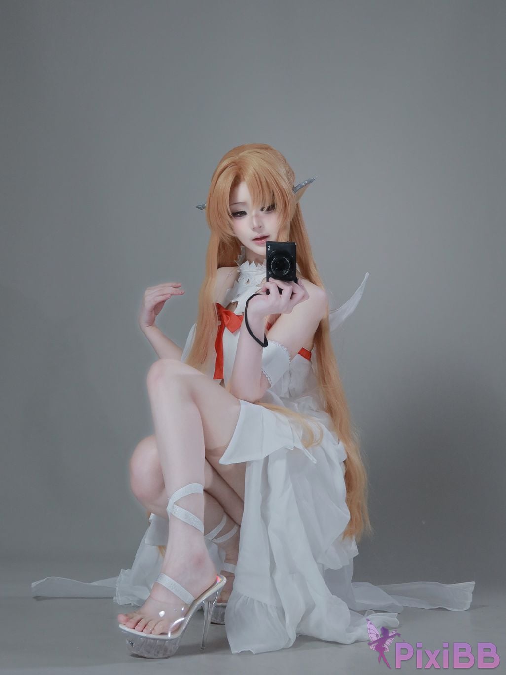 Cosplayer you ai Youmeko Sword Art Online Asuna Elf prison uniform PixiBB.COM 016
