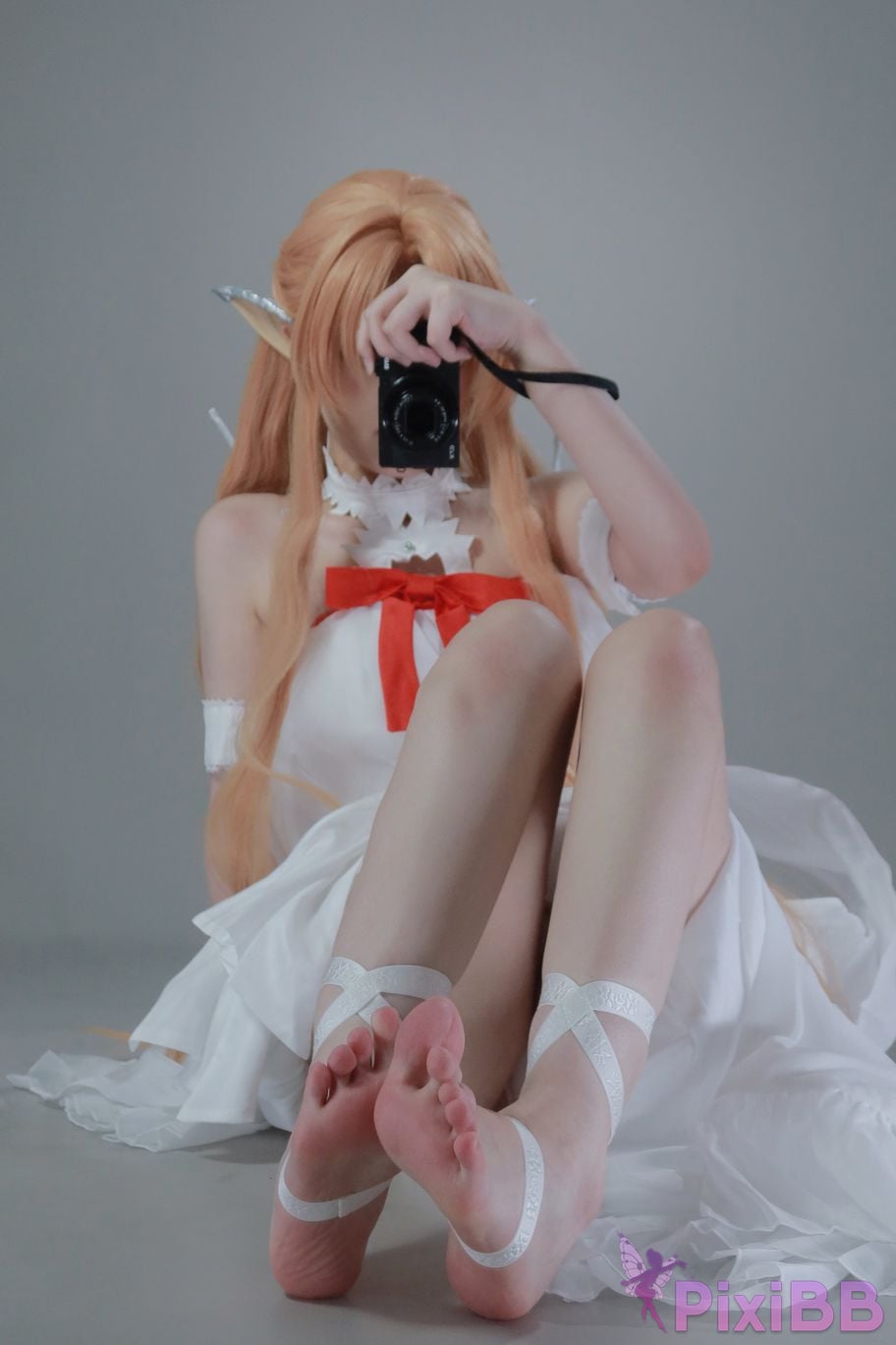 Cosplayer you ai Youmeko Sword Art Online Asuna Elf prison uniform PixiBB.COM 017