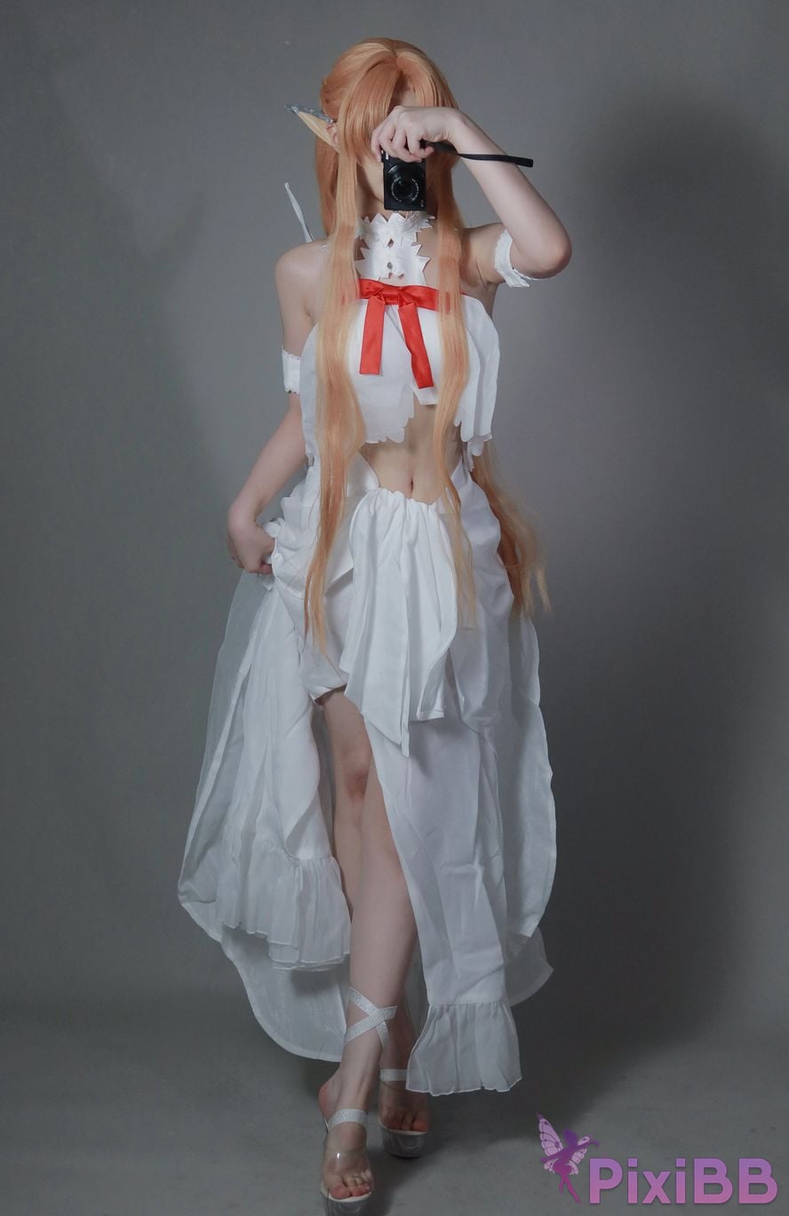 Cosplayer you ai Youmeko Sword Art Online Asuna Elf prison uniform PixiBB.COM 019