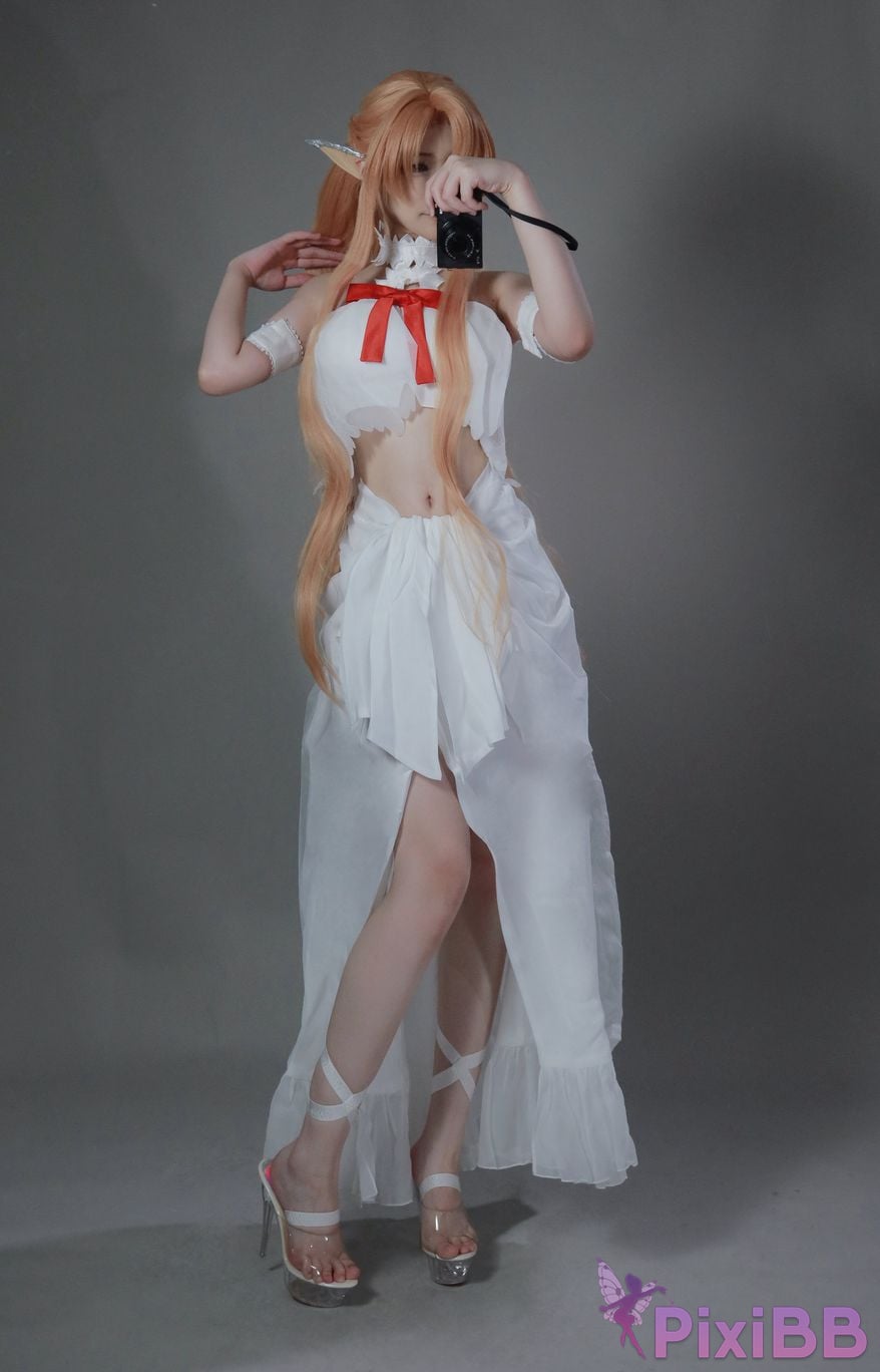 Cosplayer you ai Youmeko Sword Art Online Asuna Elf prison uniform PixiBB.COM 021