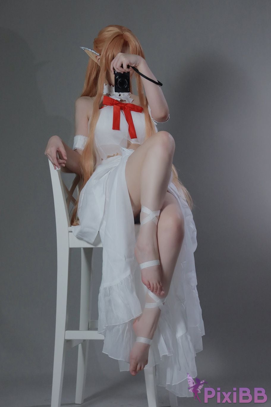 Cosplayer you ai Youmeko Sword Art Online Asuna Elf prison uniform PixiBB.COM 025