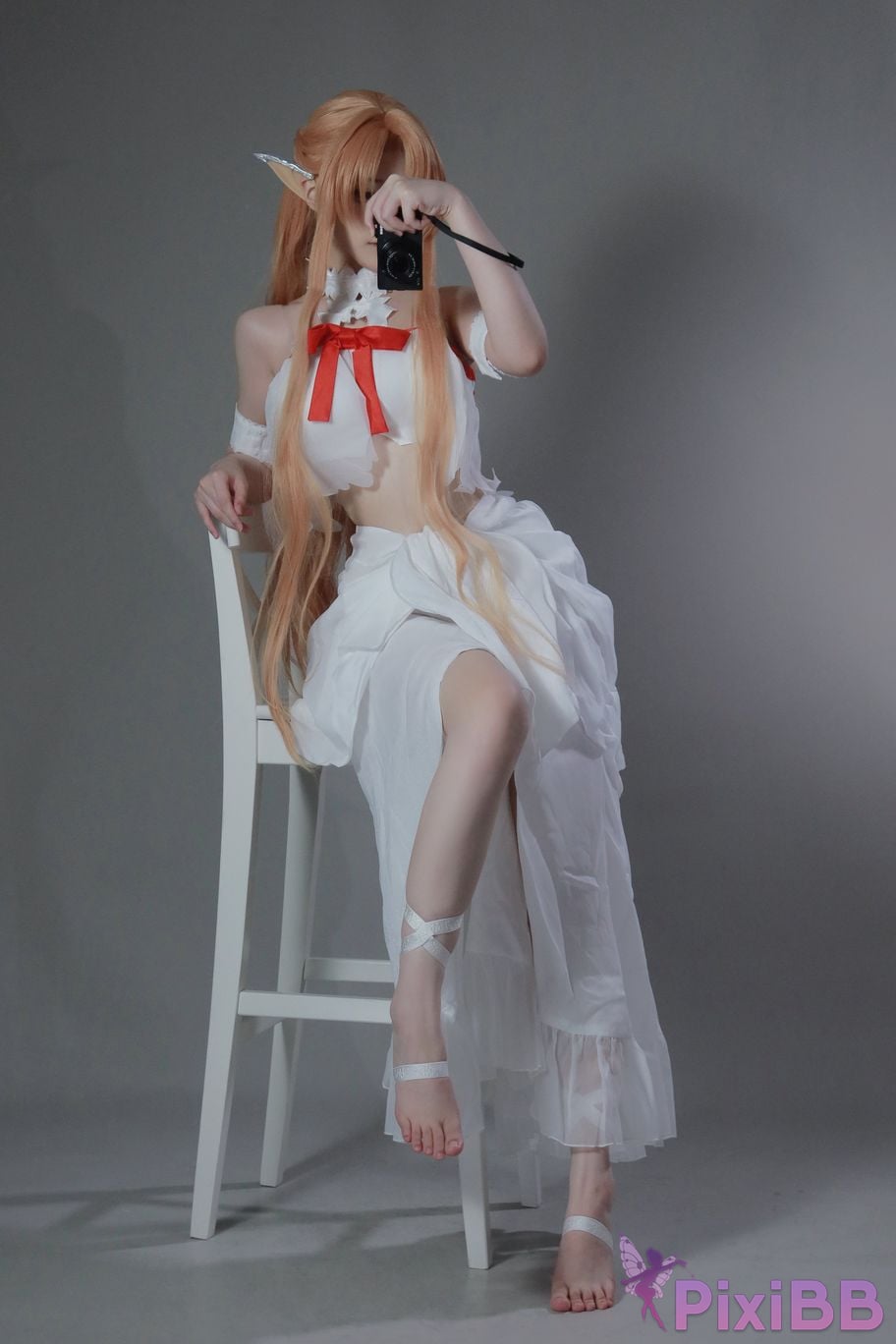 Cosplayer you ai Youmeko Sword Art Online Asuna Elf prison uniform PixiBB.COM 027
