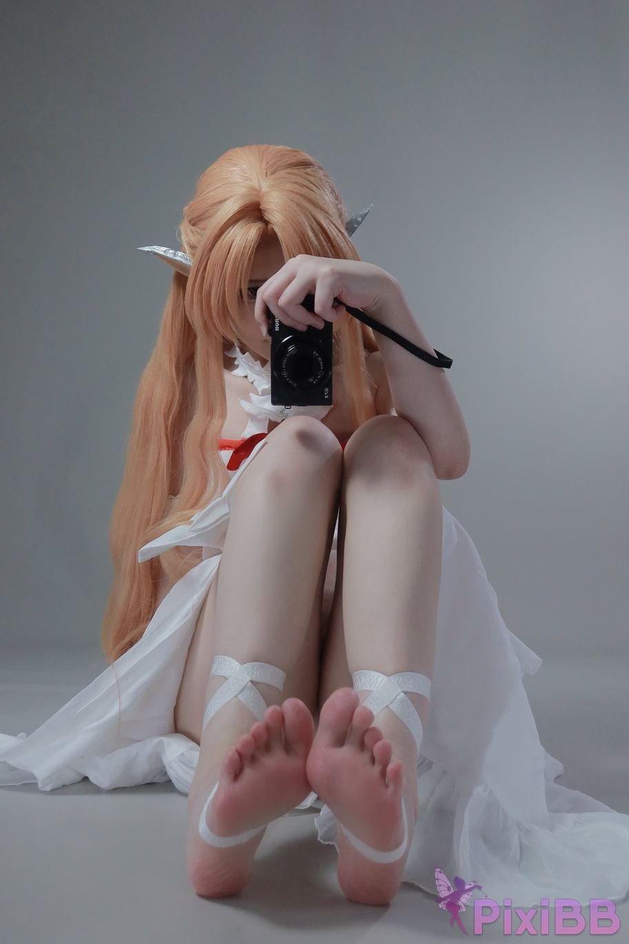 Cosplayer you ai Youmeko Sword Art Online Asuna Elf prison uniform PixiBB.COM 030