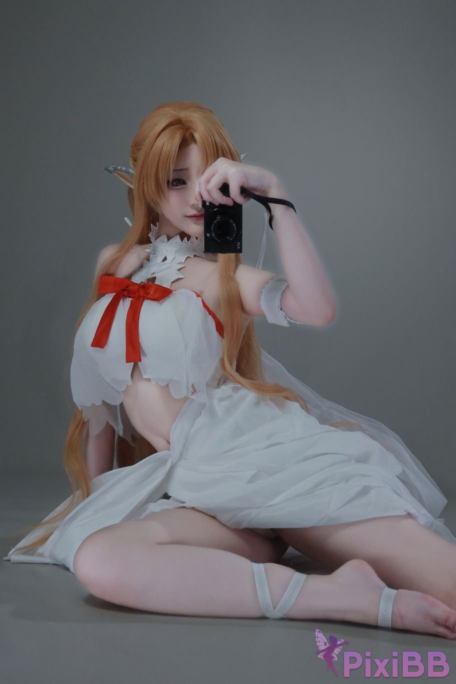 Cosplayer you ai Youmeko Sword Art Online Asuna Elf prison uniform PixiBB.COM 035
