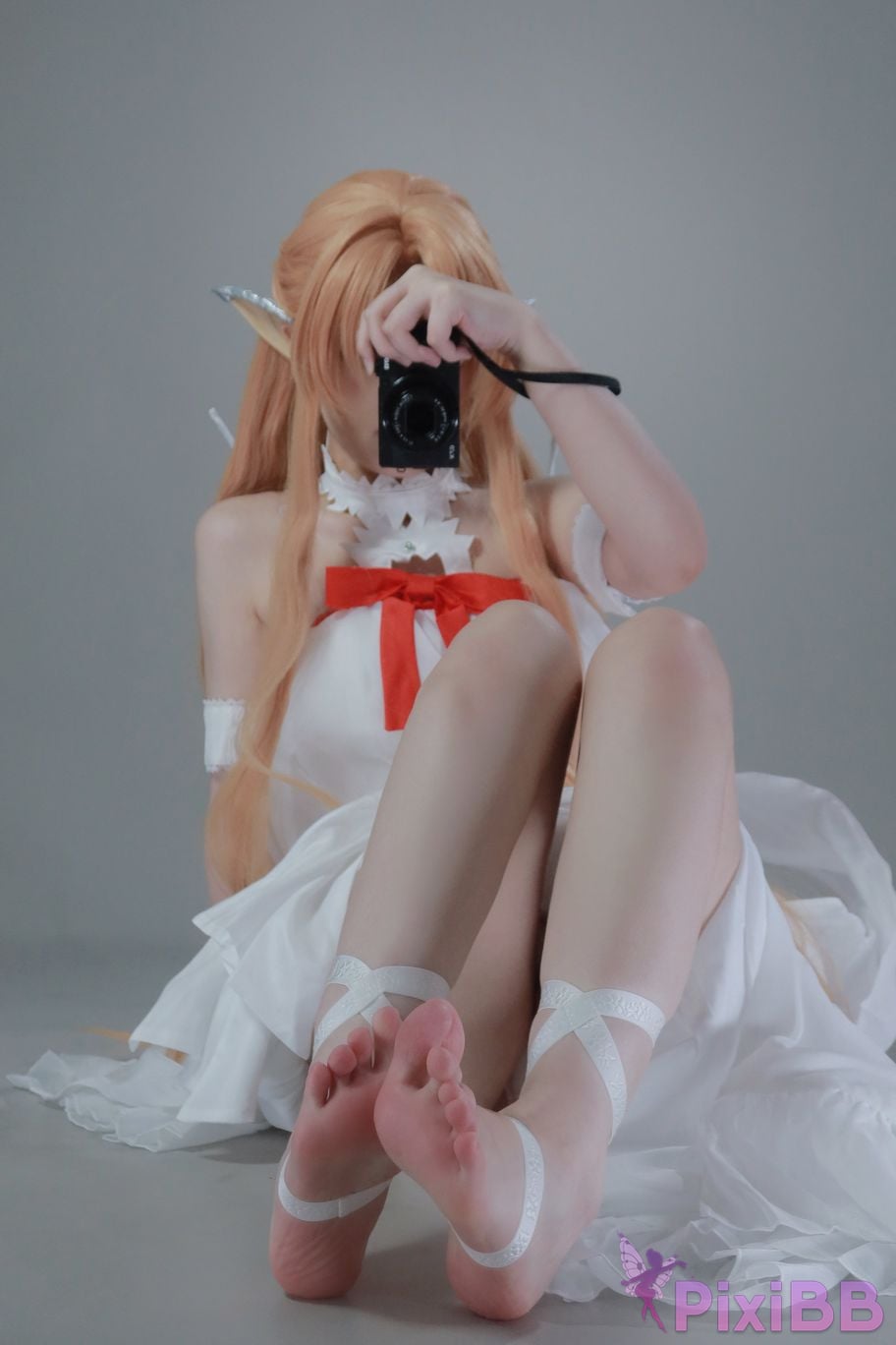 Cosplayer you ai Youmeko Sword Art Online Asuna Elf prison uniform PixiBB.COM 040