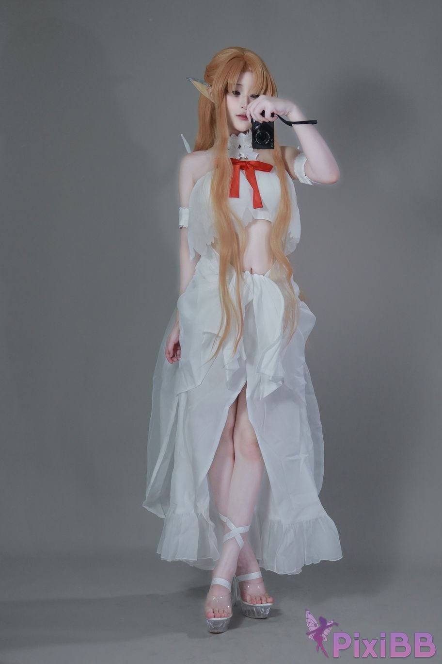 Cosplayer you ai Youmeko Sword Art Online Asuna Elf prison uniform PixiBB.COM 041