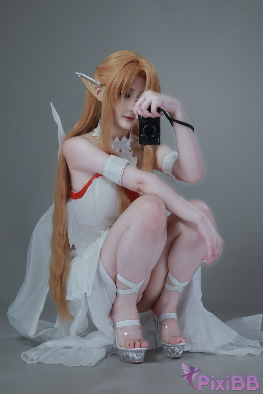 Cosplayer you ai Youmeko Sword Art Online Asuna Elf prison uniform PixiBB.COM 042