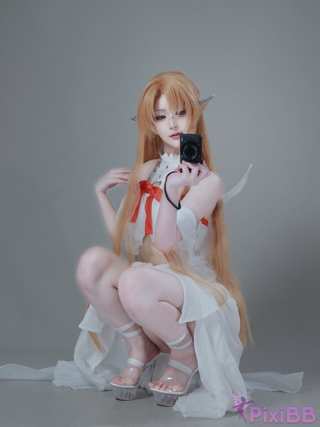 Cosplayer you ai Youmeko Sword Art Online Asuna Elf prison uniform PixiBB.COM 043
