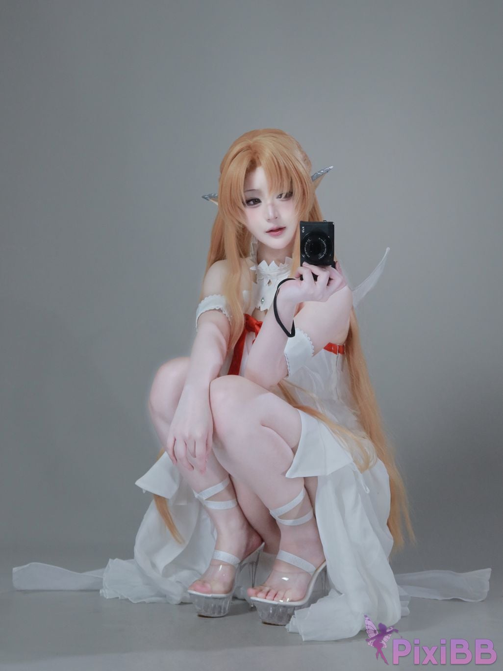 Cosplayer you ai Youmeko Sword Art Online Asuna Elf prison uniform PixiBB.COM 044