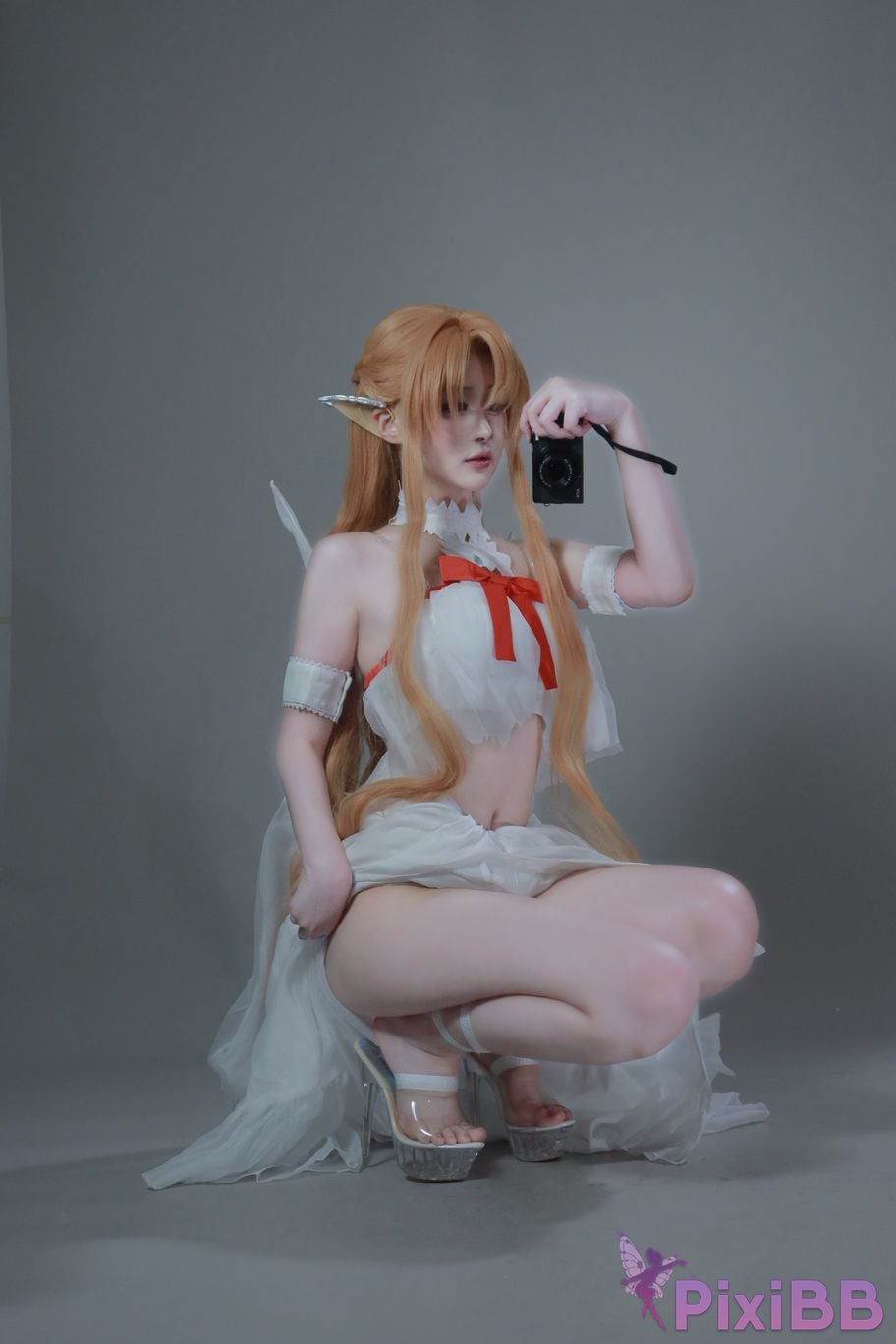 Cosplayer you ai Youmeko Sword Art Online Asuna Elf prison uniform PixiBB.COM 046