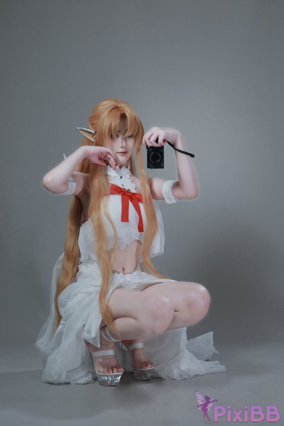 Cosplayer you ai Youmeko Sword Art Online Asuna Elf prison uniform PixiBB.COM 047