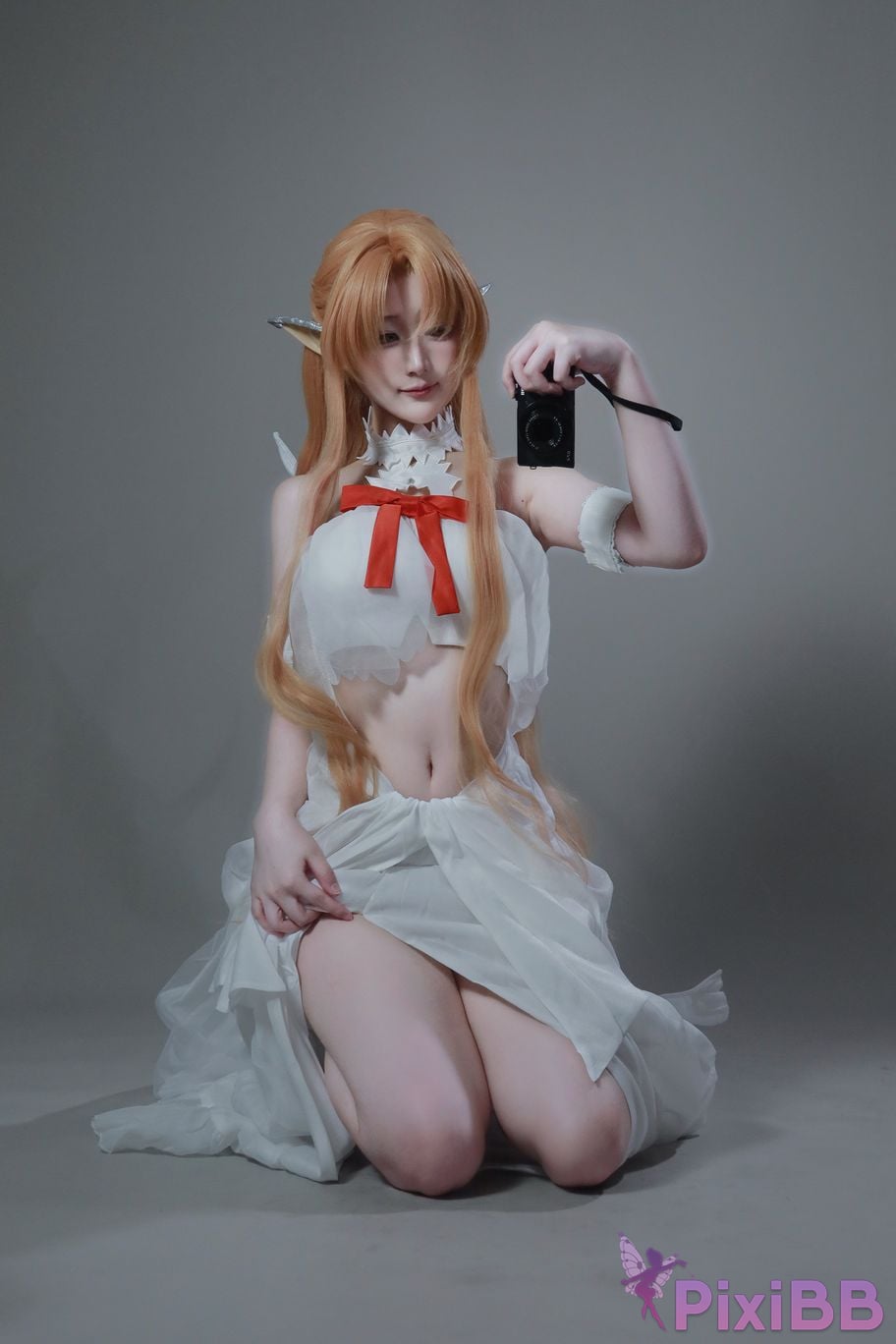 Cosplayer you ai Youmeko Sword Art Online Asuna Elf prison uniform PixiBB.COM 048