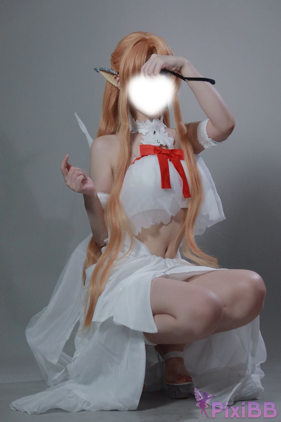 Cosplayer you ai Youmeko Sword Art Online Asuna Elf prison uniform PixiBB.COM 049