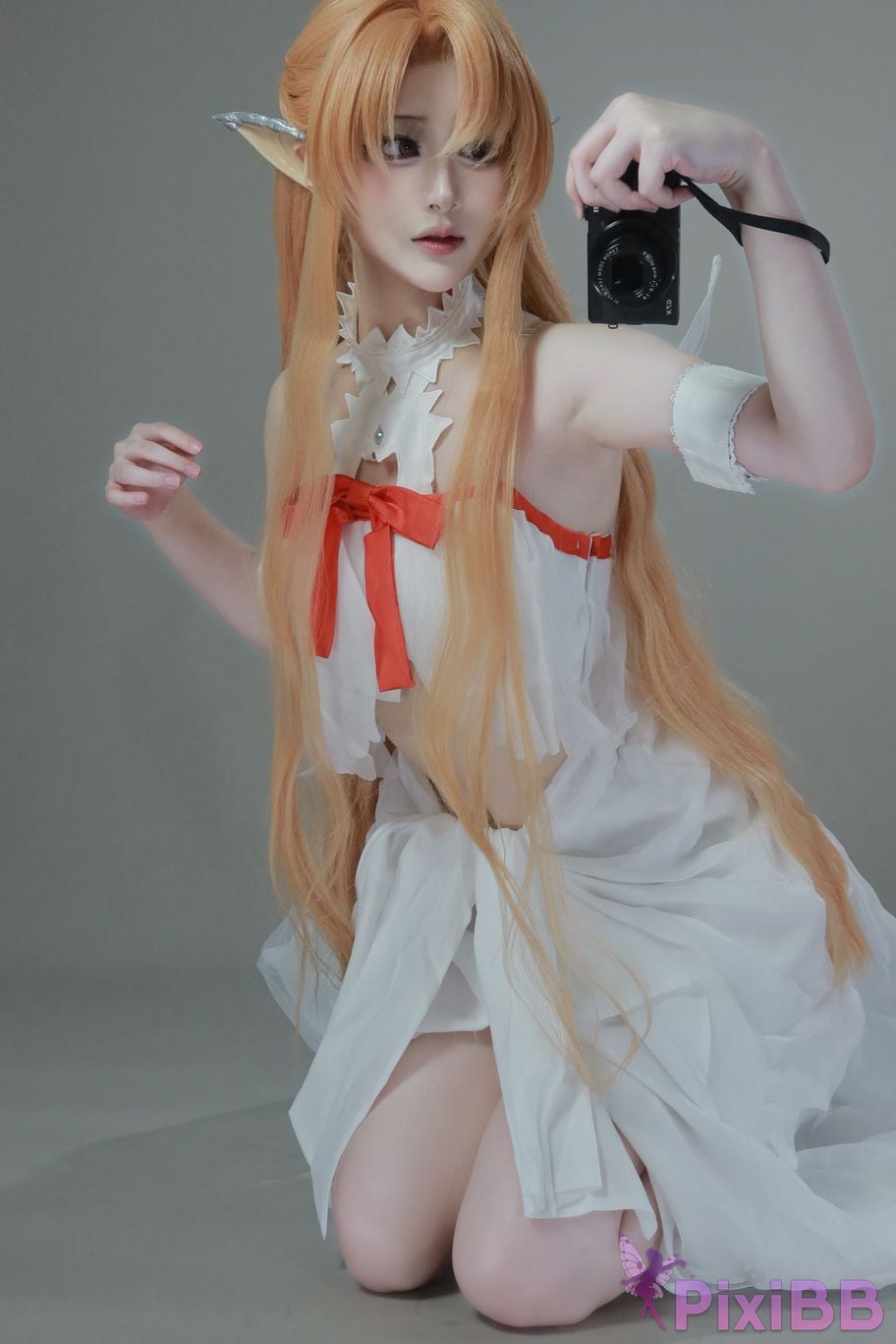 Cosplayer you ai Youmeko Sword Art Online Asuna Elf prison uniform PixiBB.COM 050