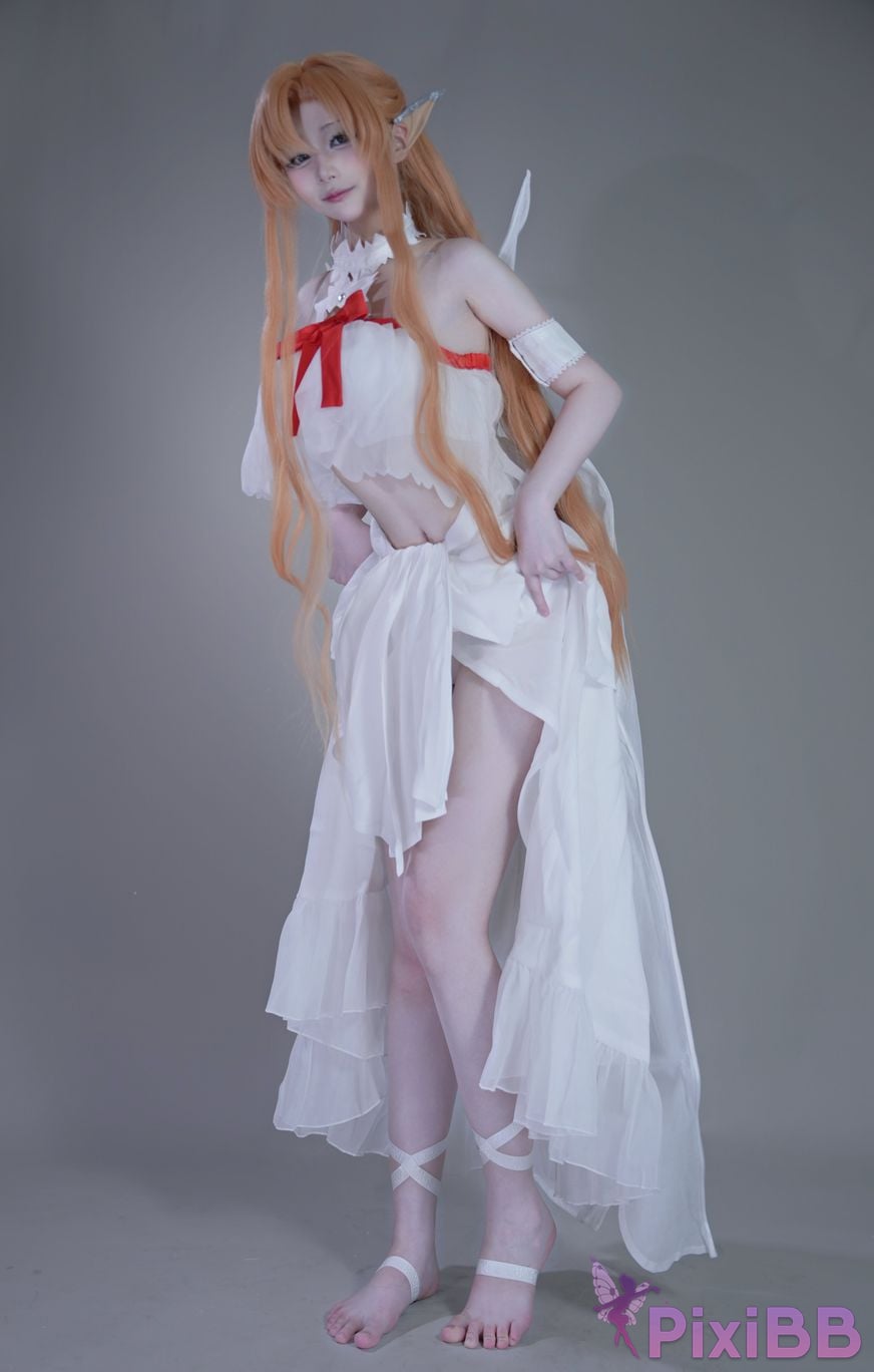 Cosplayer you ai Youmeko Sword Art Online Asuna Elf prison uniform PixiBB.COM 051